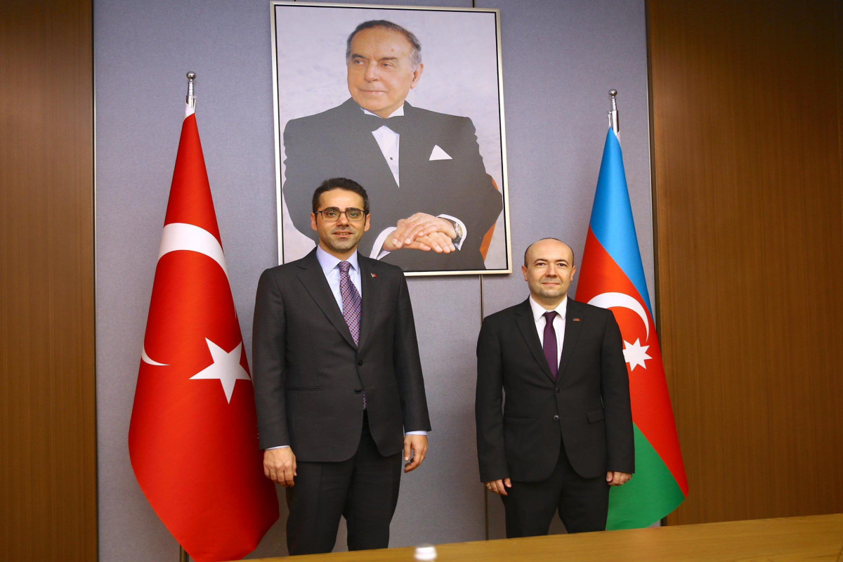 Yasin Ekrem Serim, Deputy Minister of Foreign Affairs of the Republic of Türkiye and Fariz Rzayev, Deputy Foreign Minister for Consular Affairs of the Republic of Azerbaijan