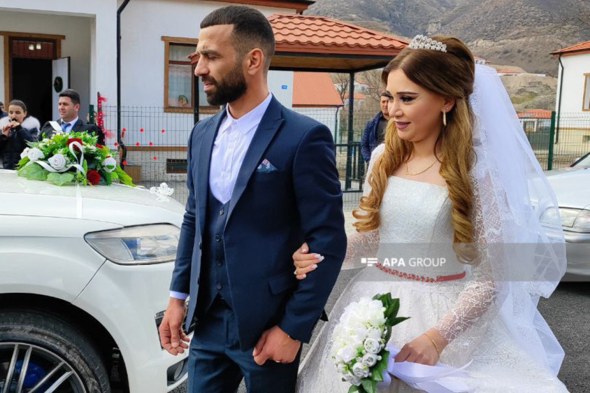 First wedding held in Azerbaijan's Lachin after 32 years-PHOTO 