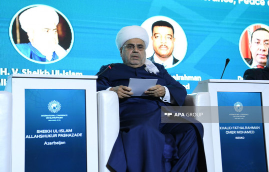 Allahshukur Pashazadeh, Chairman of the Caucasus Muslims Office