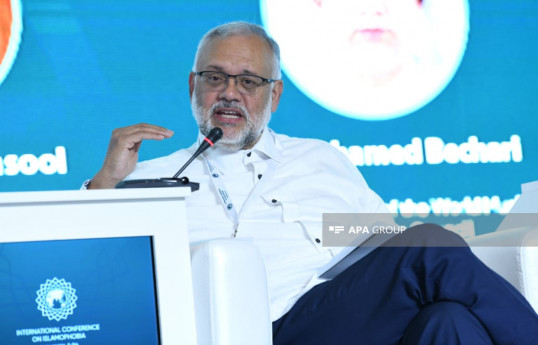 Ebrahim Rasool, a representative from South Africa, the former ambassador and the founder of the NGO "World for All"