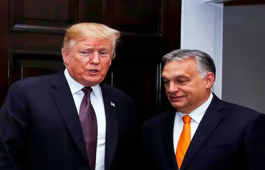 Donald Trump, former U.S. President and Viktor Orbán, Prime Minister of Hungary