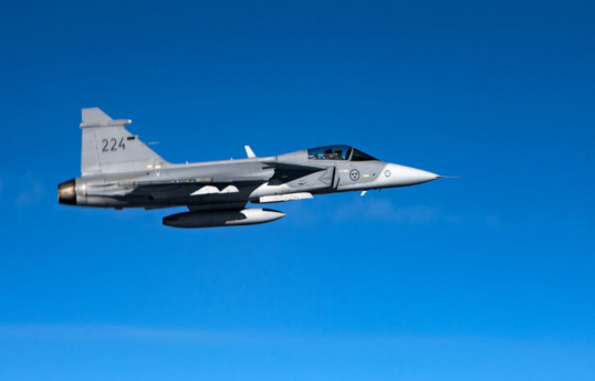 Swedish planes fly near Russia for first time since joining NATO