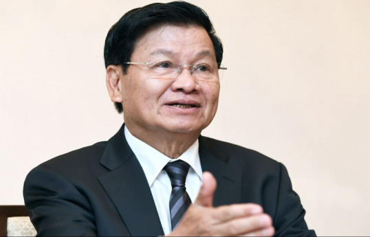 Thongloun Sisoulith, President of the Lao People's Democratic Republic