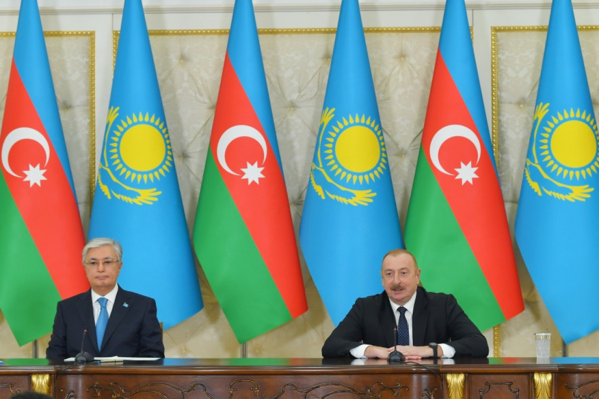 Presidents of Azerbaijan and Kazakhstan made press statements-UPDATED-1 - Vimarsana News