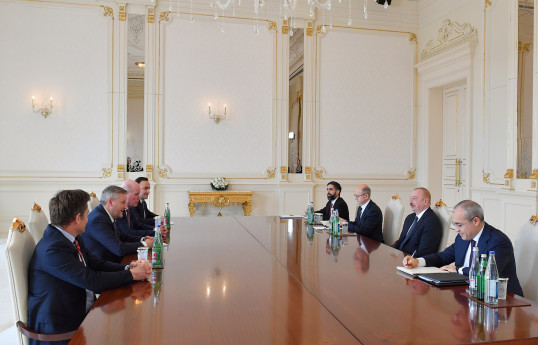 President Ilham Aliyev received newly appointed bp CEO-UPDATED 
