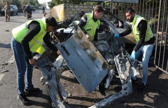Two reported killed in Lebanon’s Tyre car attack