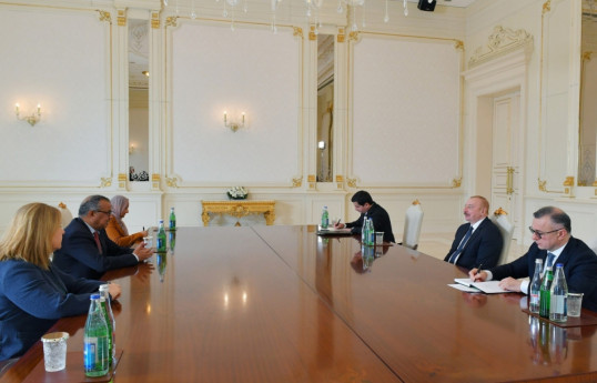 Azerbaijani President receives Director-General of WHO