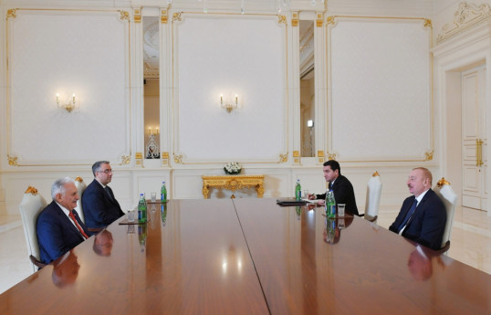 President Ilham Aliyev received Chairman of Council of Elders of Organization of Turkic States Binali Yıldırım-UPDATED 
