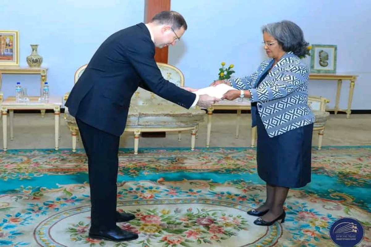 Azerbaijani ambassador presents his credentials to Ethiopian President-PHOTO 