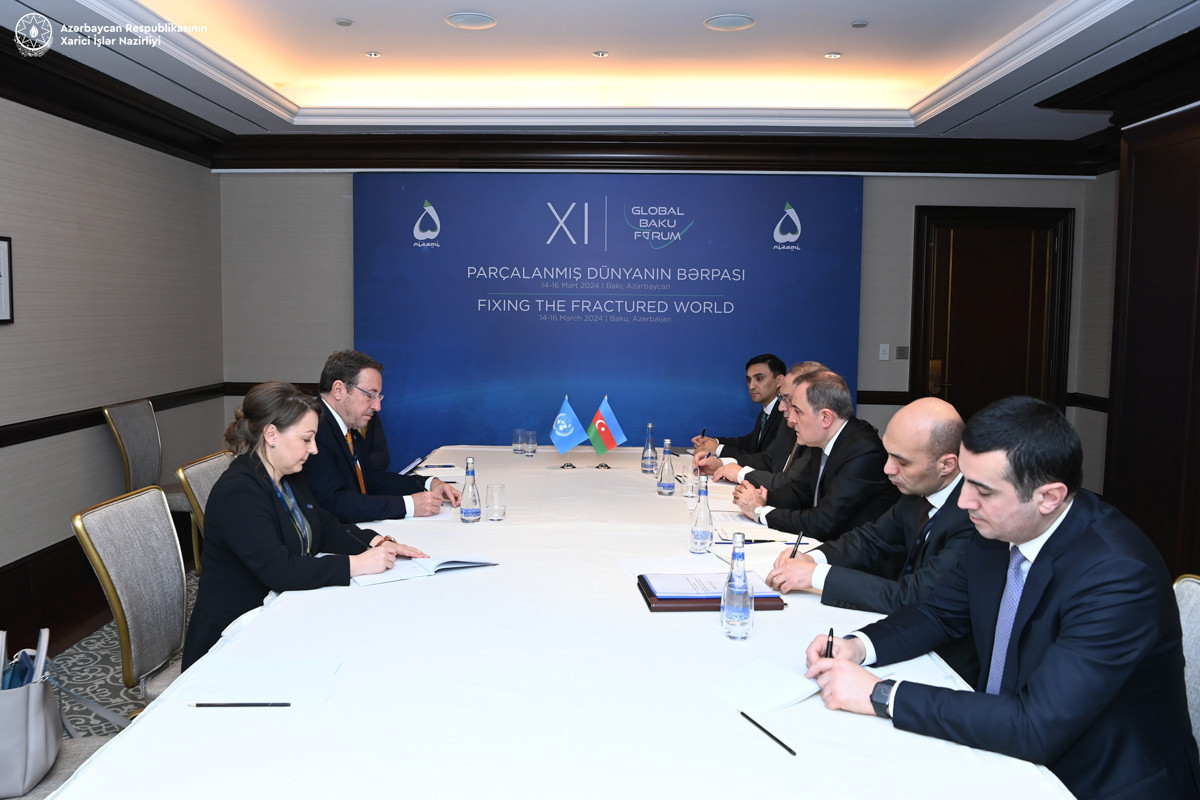 Azerbaijani FM meets with Administrator of UN Development Programme