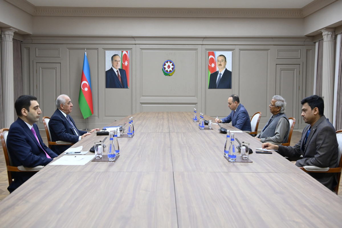 Azerbaijani PM met with Nobel Peace Prize laureate Muhammad Yunus