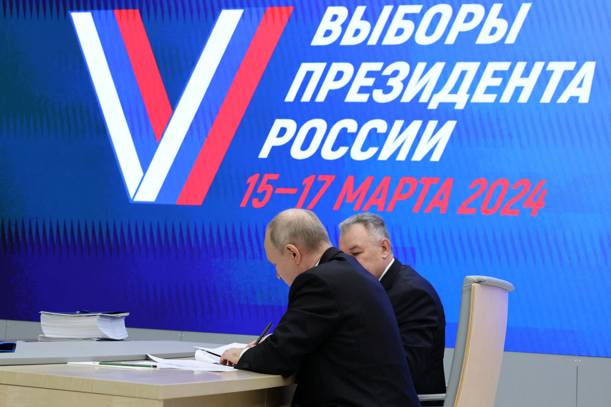 Online voter turnout in presidential election in Russia reach 90%