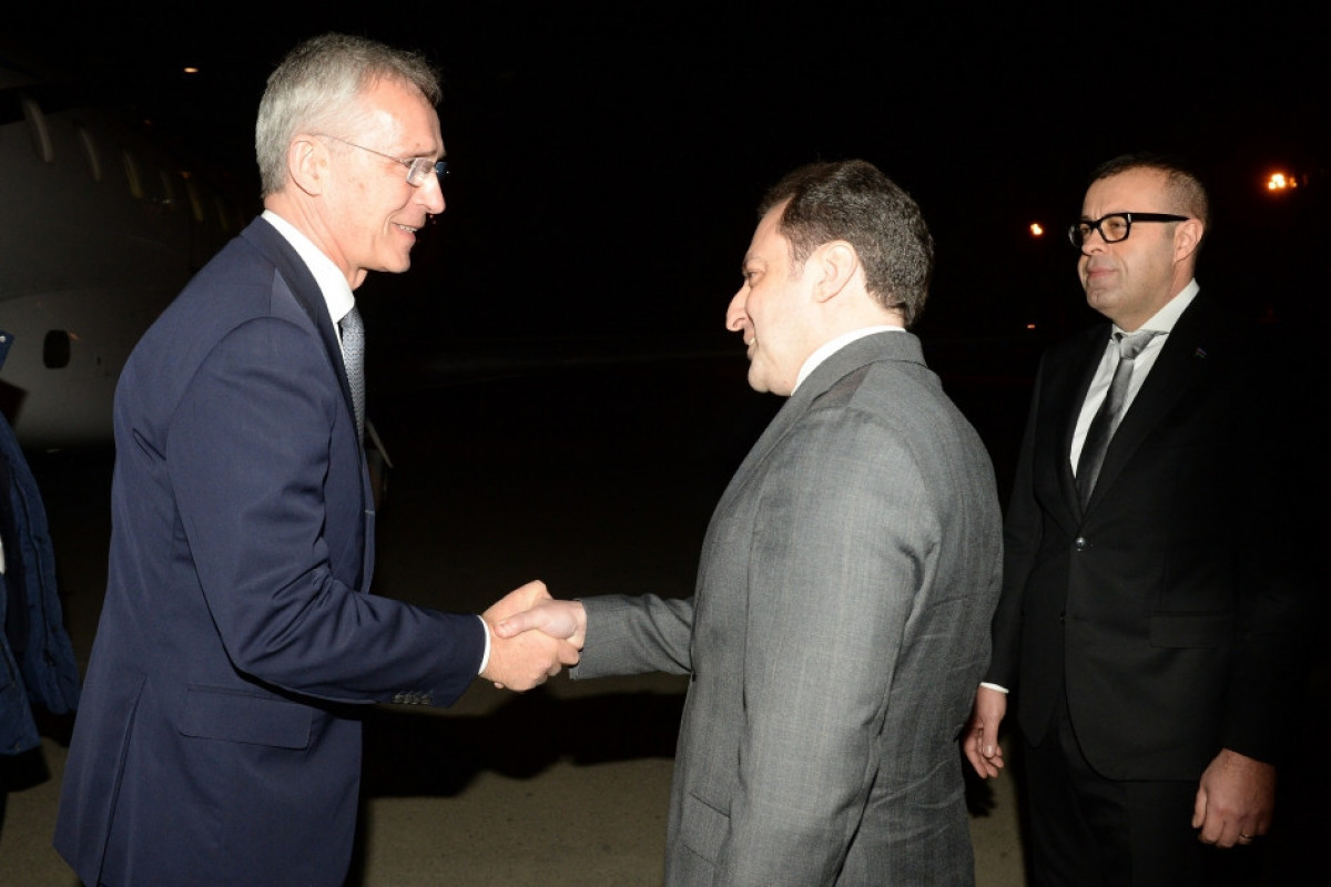 NATO Secretary General Jens Stoltenberg arrives in Azerbaijan for official visit-UPDATED 