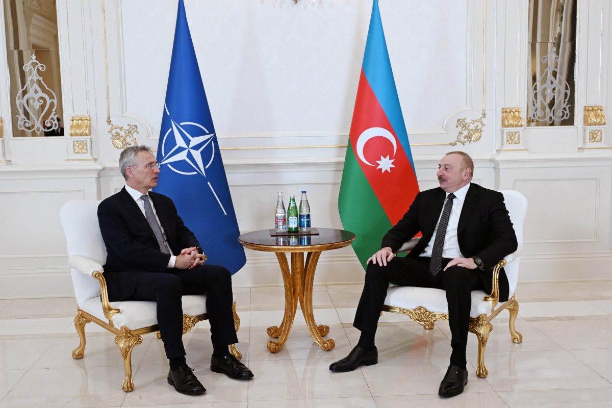 President Ilham Aliyev’s one-on-one meeting with NATO Secretary General Jens Stoltenberg kicked off-PHOTO 