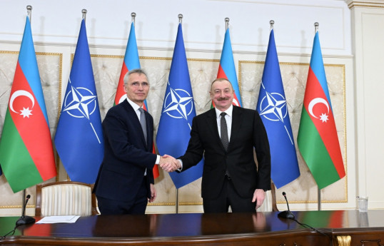 NATO Secretary-General welcomes humanitarian aid Azerbaijan provides to Ukraine