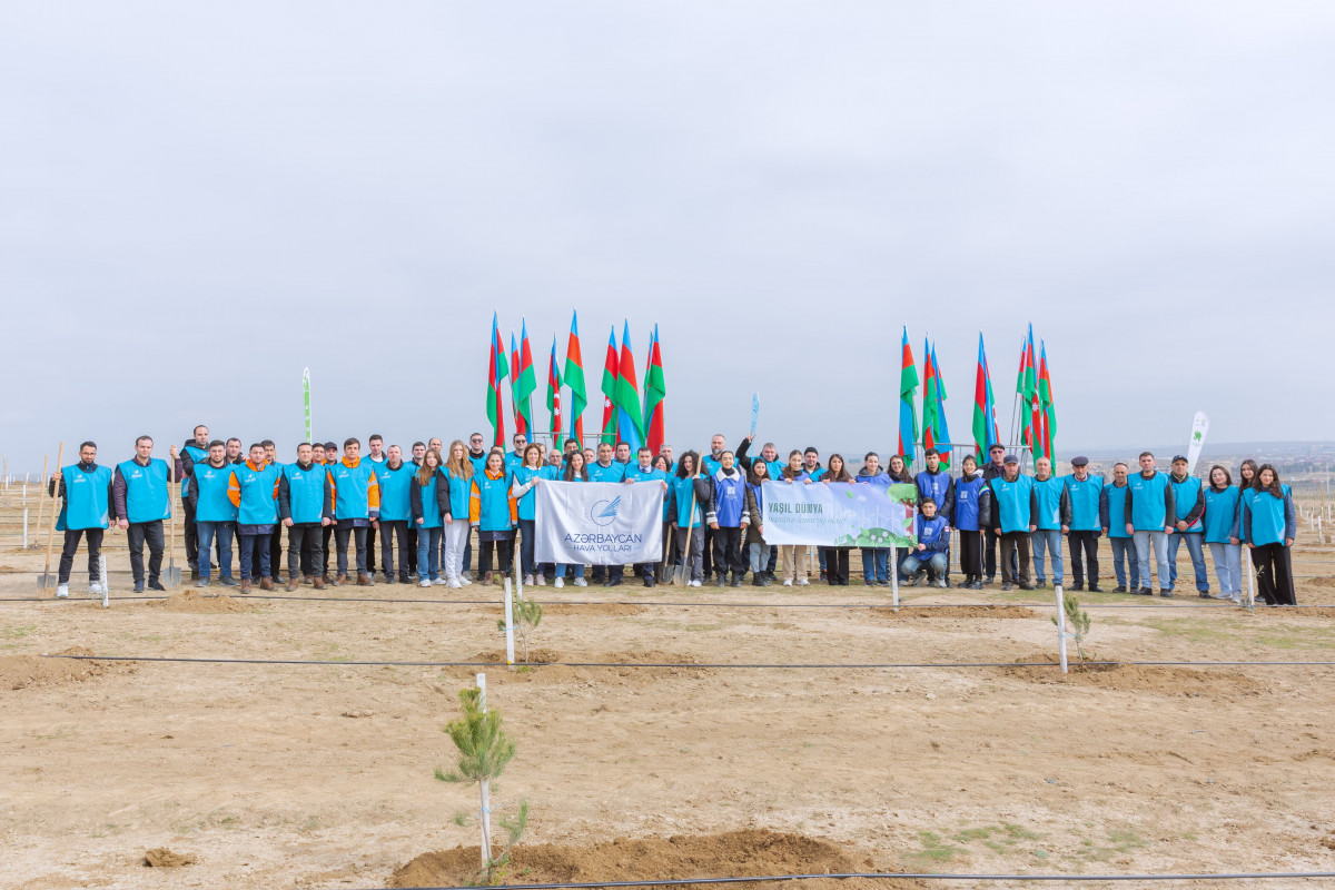 AZAL staff plants over 600 trees in support of the "Green World Solidarity Year"-PHOTO -VIDEO 
