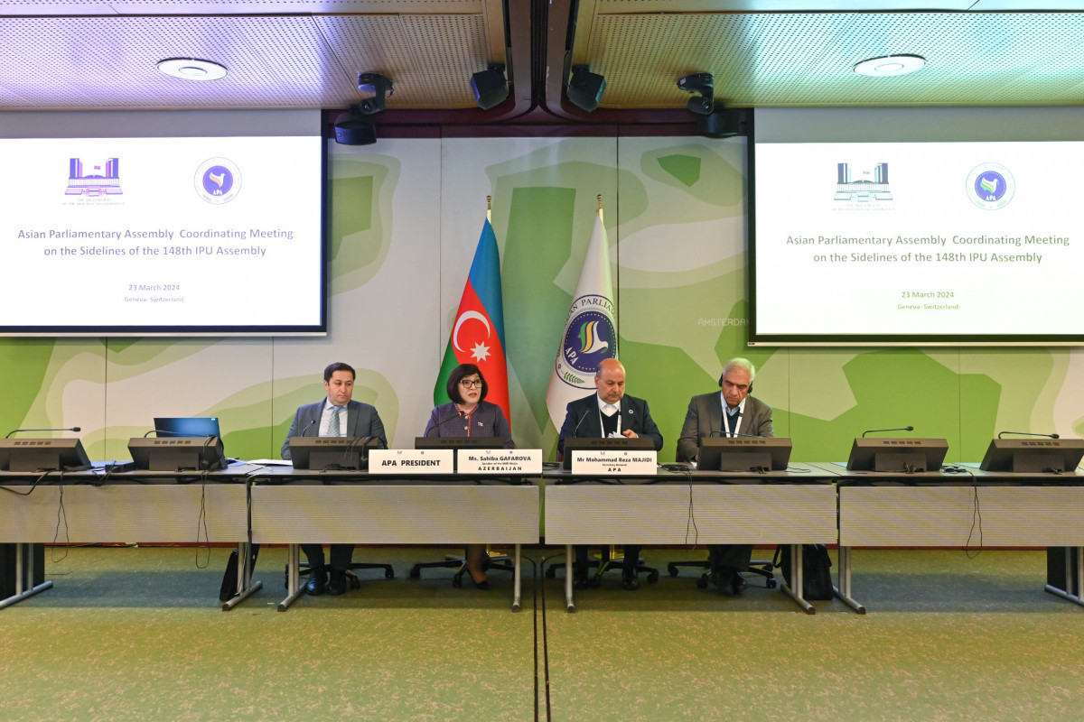 Asian Parliamentary Assembly (APA) Co-ordinating meeting takes place as chaired by Speaker of Milli Majlis - Vimarsana News