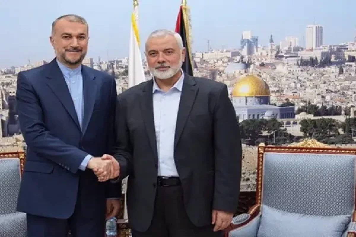 Hamas leader meets with Iranian FM