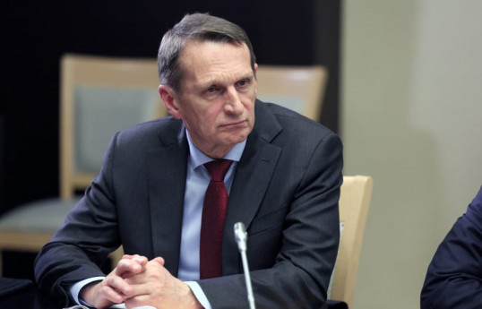 Sergei Naryshkin, the head of Russia's Foreign Intelligence Service (SVR)