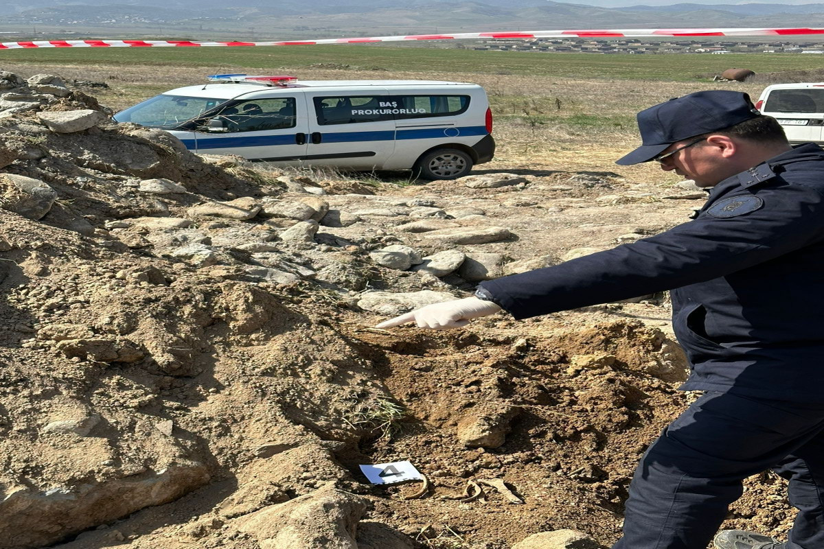 Azerbaijan finds human remains in Khojaly-PHOTO -VIDEO 