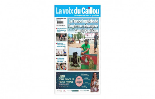 New Caledonia's magazine published portrait of President Ilham Aliyev on cover