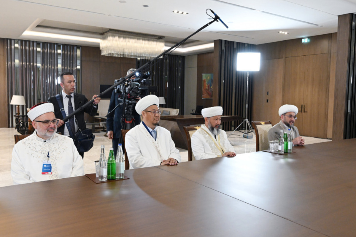 President Ilham Aliyev received delegation consisting of religious leaders of member and observer countries of Organization of Turkic States-UPDATED