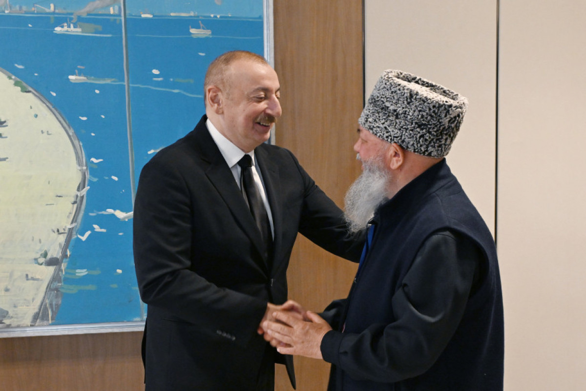 President Ilham Aliyev received delegation of muftis from North Caucasus region-UPDATED 