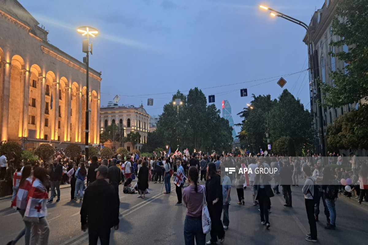 Rally against draft law "On transparency of foreign influence" continues in front of Georgian Parliament-<span class="red_color">PHOTO