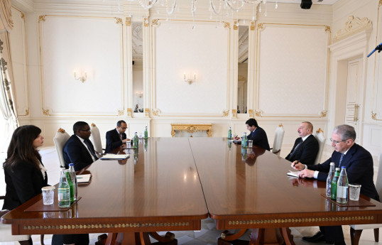 Azerbaijani President receives Special Adviser to  Secretary-General of UN -UPDATED 