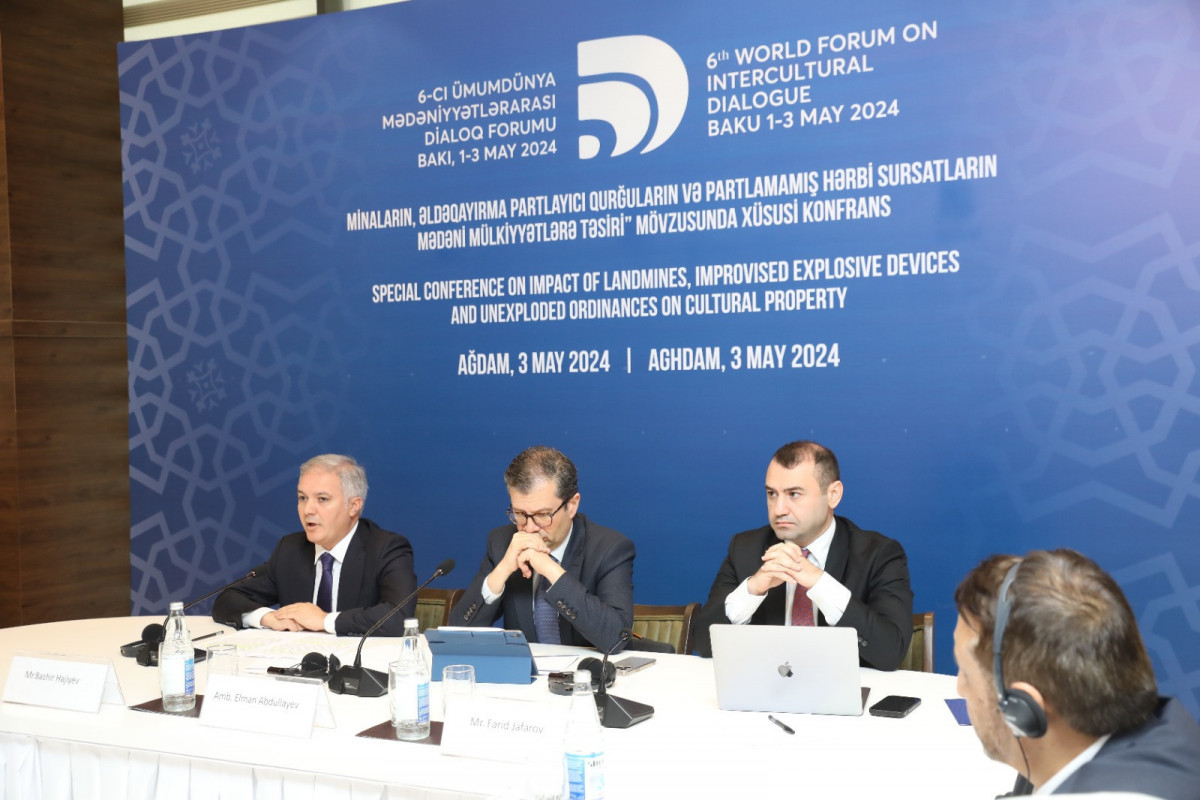 Azerbaijan's Aghdam hosted special session within 6th World Forum on Intercultural Dialogue -PHOTO 