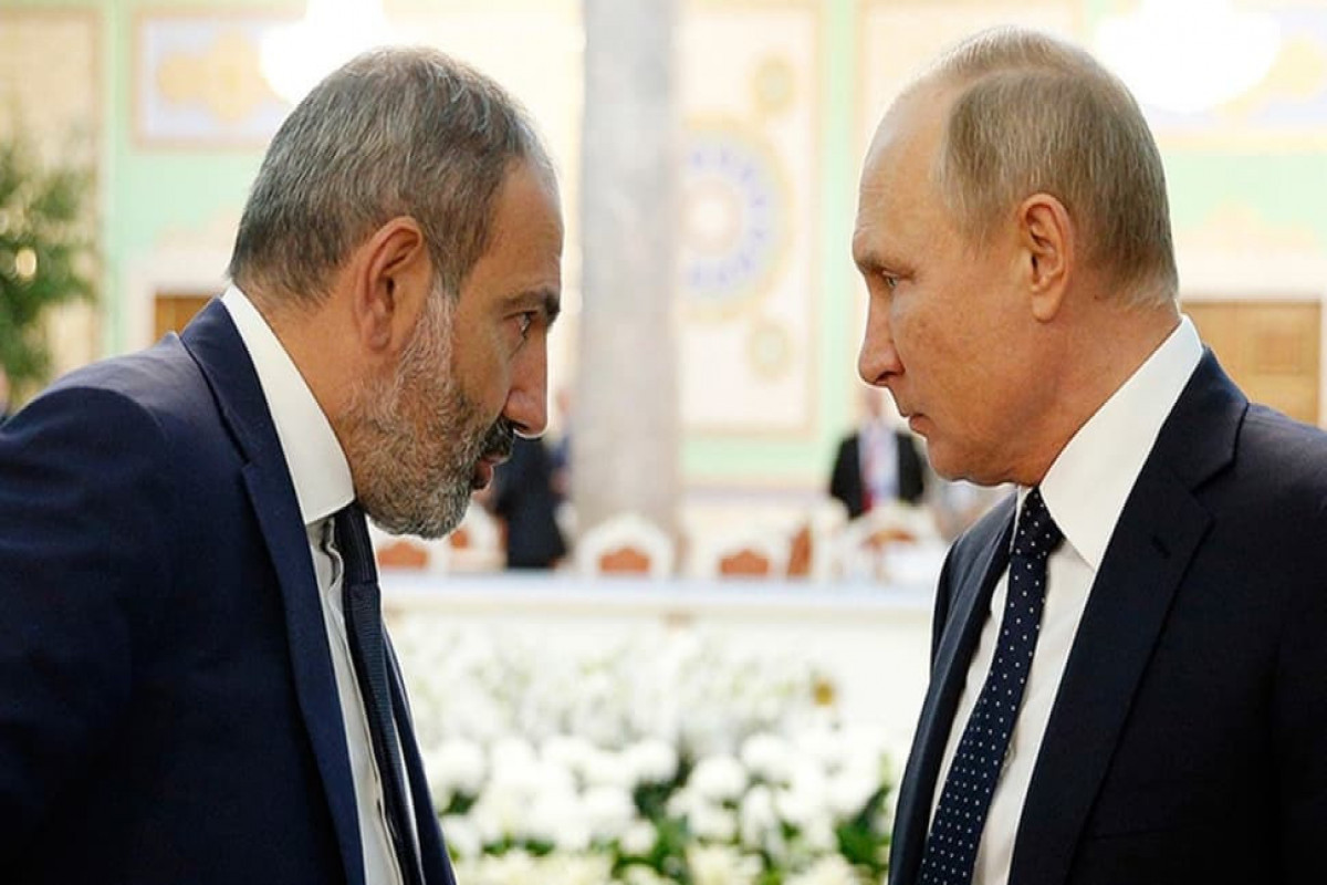 Nikol Pashinyan, Prime Minister of Armenia and Vladimir Putin, President of Russian Federation