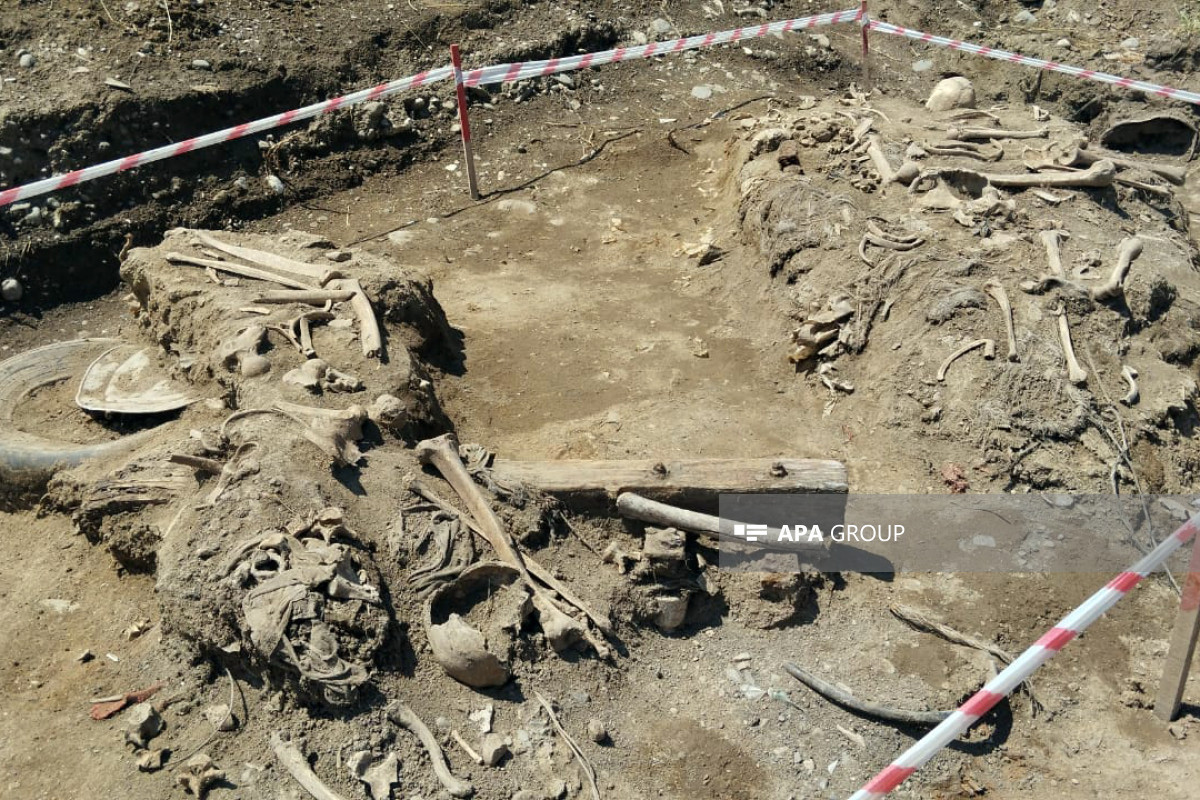 Azerbaijan discovers skull bone fragments in liberated Gubadli