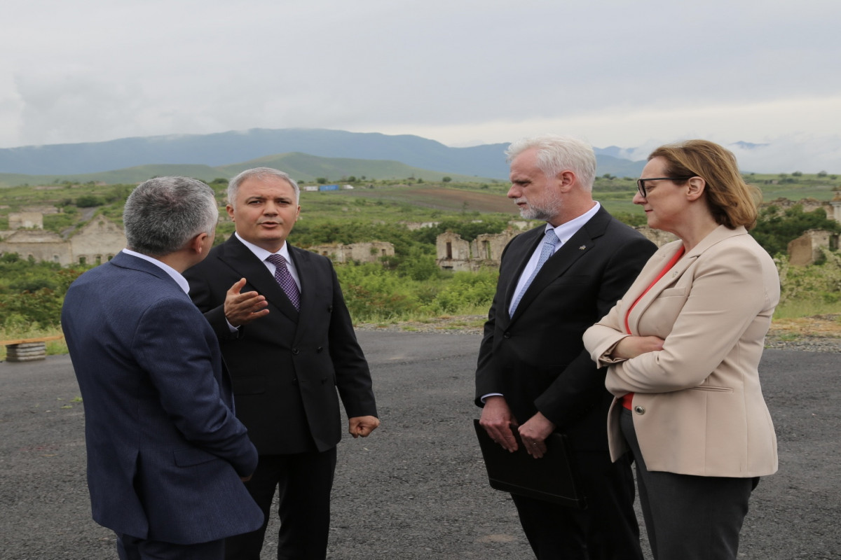 US Ambassador to Azerbaijan Mark Libby deeply moved seeing the extent of destruction in Fuzuli