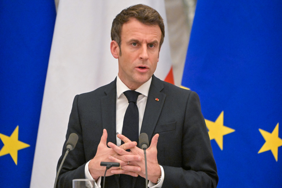 Macron denies France waging war against Russia