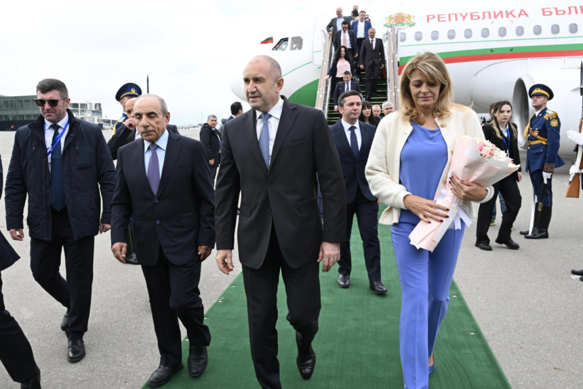 Bulgarian President Rumen Radev arrived in Azerbaijan on an official visit