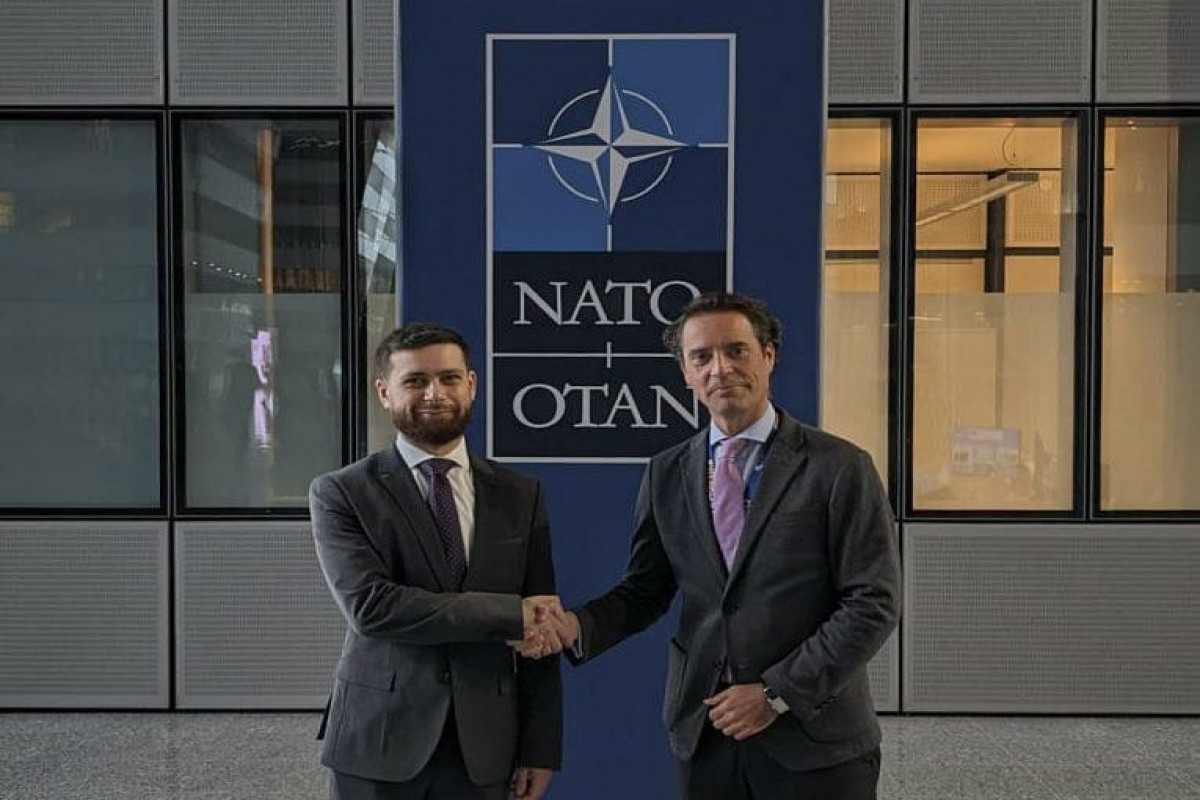 Javier Colomina, NATO Special Representative for the Caucasus and Central Asia has met with Armenian Deputy Foreign Minister Vahan Kostanyan,
