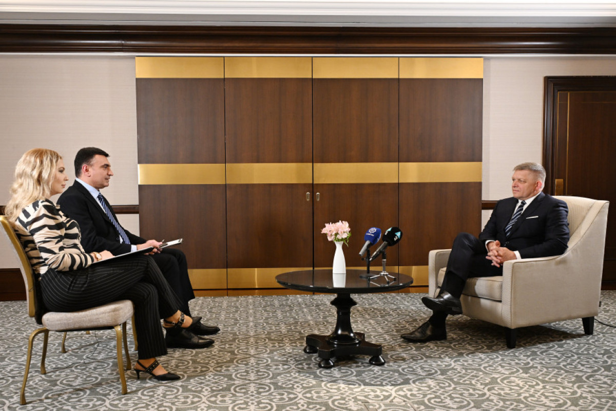 Slovak PM gives interview to AZERTAC and AzTV