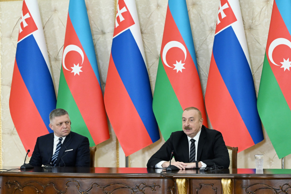 Azerbaijani President, Slovak Prime Minister made joint statement-UPDATED-1 