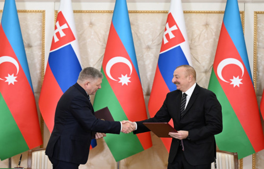 Azerbaijan, Slovakia ink Joint Declaration on strategic partnership