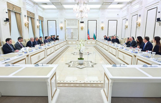Azerbaijani Parliament Speaker, Bulgarian President hold meeting-UPDATED 