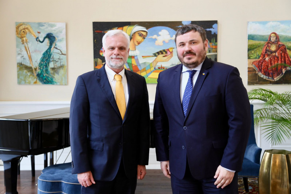 Ambassadors of USA and Ukraine to Azerbaijan meet
