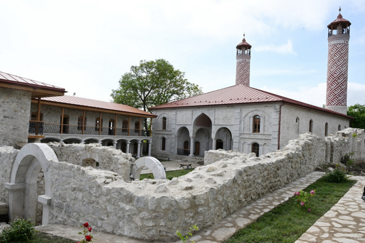 President Ilham Aliyev inspected ongoing restoration work at the Ashaghi Govhar Agha Mosque in Shusha-UPDATED 