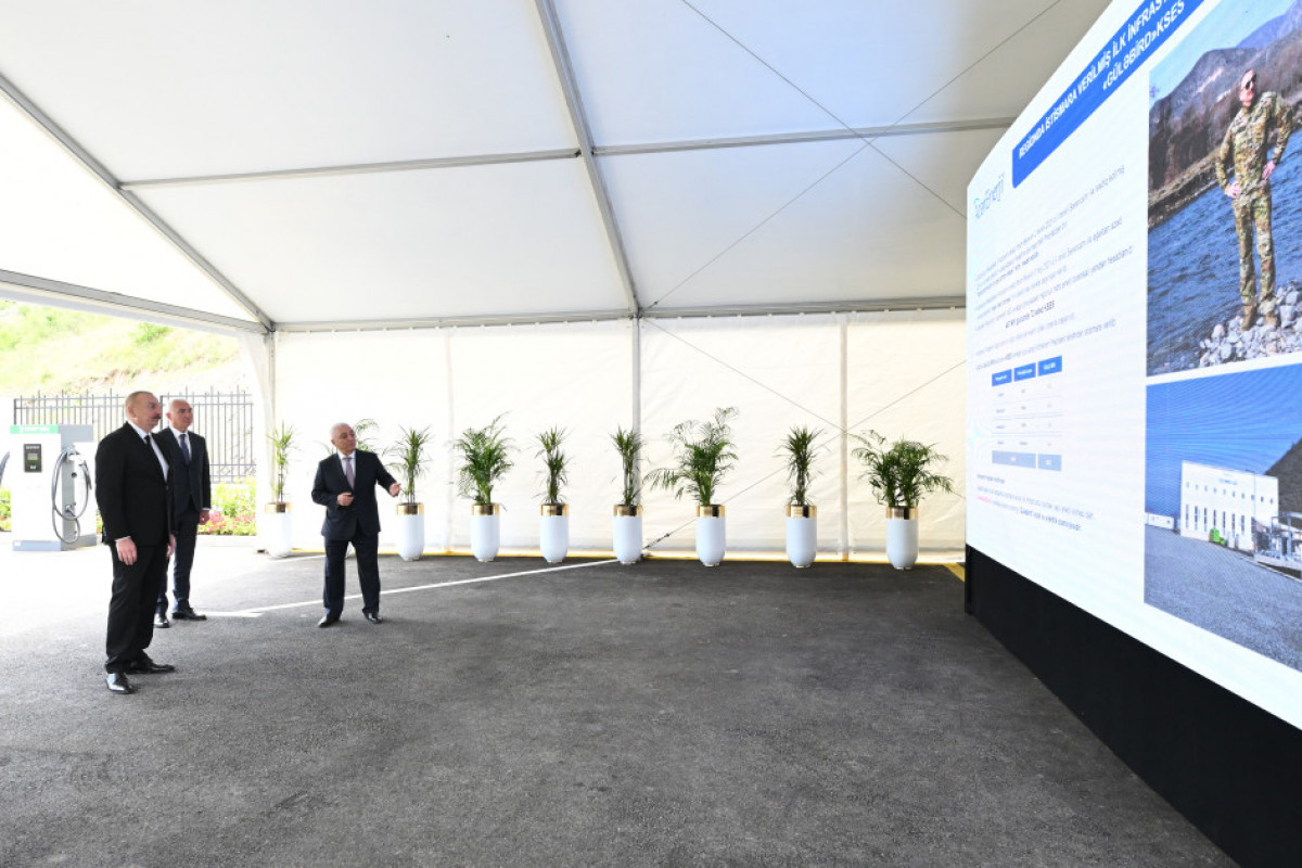 President Ilham Aliyev participated in inauguration of small hydropower stations