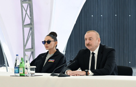 Mehriban Aliyeva, First Vice-President of the Republic of Azerbaijan and Ilham Aliyev, President of the Republic of Azerbaijan