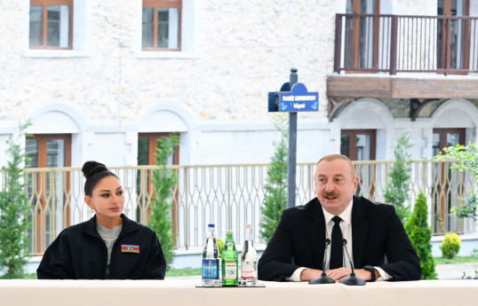 Mehriban Aliyeva, First Vice-President of the Republic of Azerbaijan and Ilham Aliyev, President of the Republic of Azerbaijan