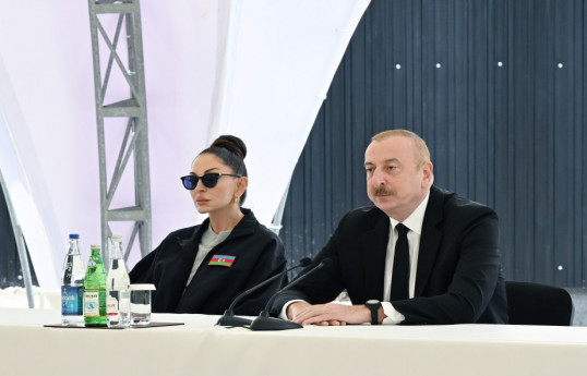 Mehriban Aliyeva, First Vice-President of the Republic of Azerbaijan and Ilham Aliyev, President of the Republic of Azerbaijan