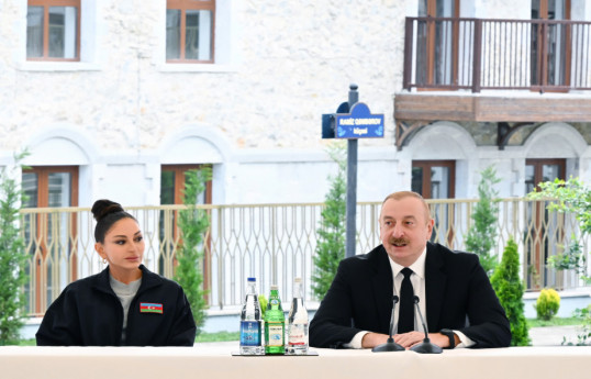 Mehriban Aliyeva, First Vice-President of the Republic of Azerbaijan and Ilham Aliyev, President of the Republic of Azerbaijan