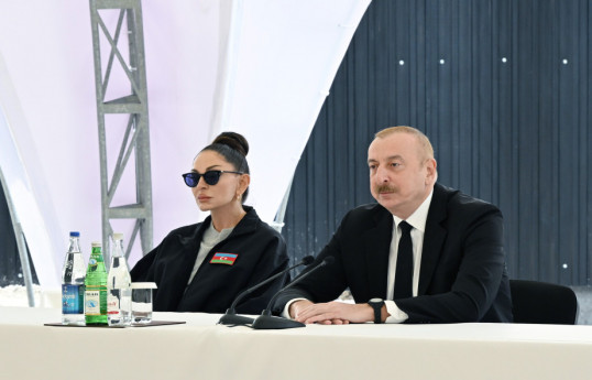 Mehriban Aliyeva, First Vice-President of the Republic of Azerbaijan and Ilham Aliyev, President of the Republic of Azerbaijan