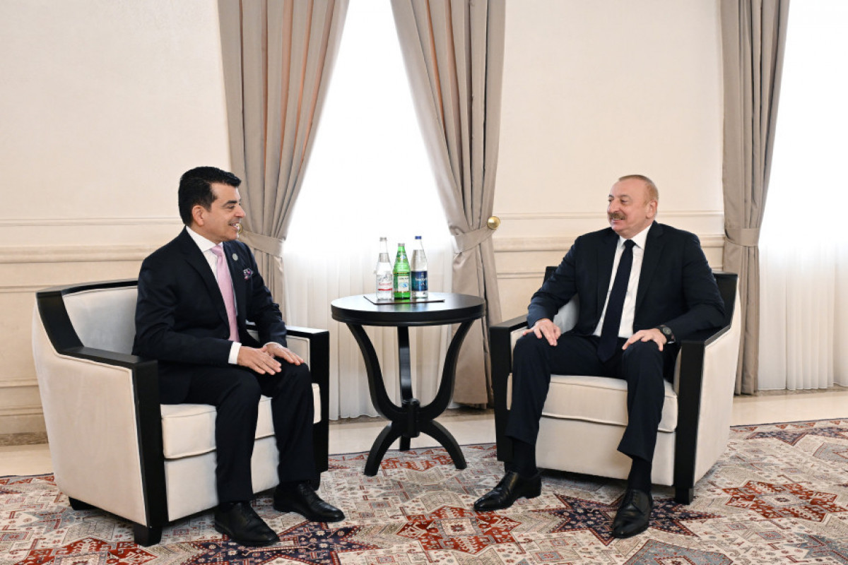 Salim bin Mohammed Almalik, Director General of ICESCO and Ilham Aliyev, President of the Republic of Azerbaijan