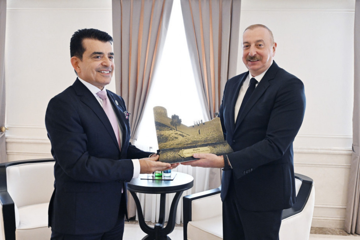 Azerbaijani President receives Director General of ICESCO in Shusha